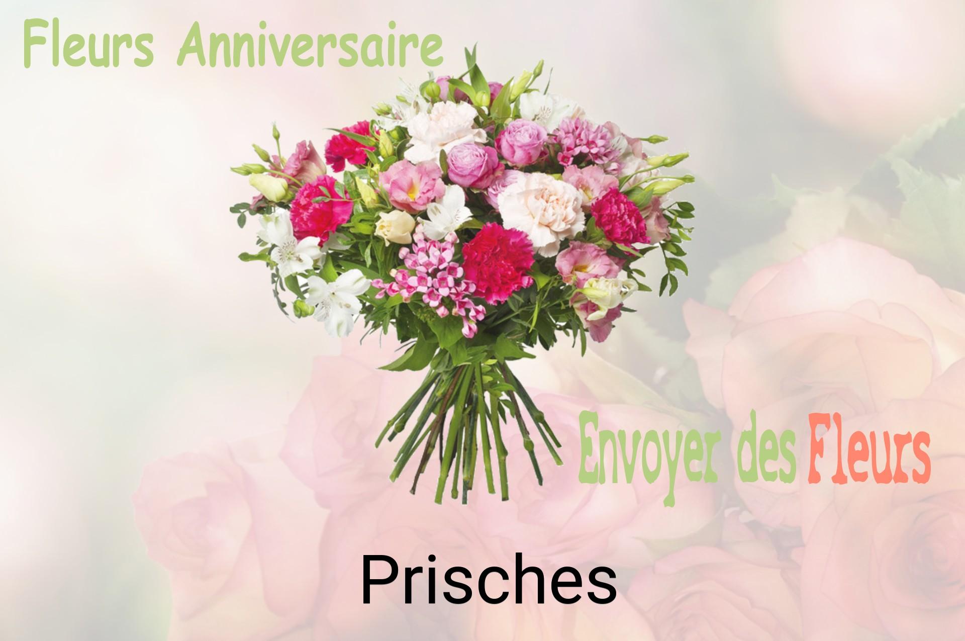 Bouquet de fleurs d’anniversaire livré à Prisches