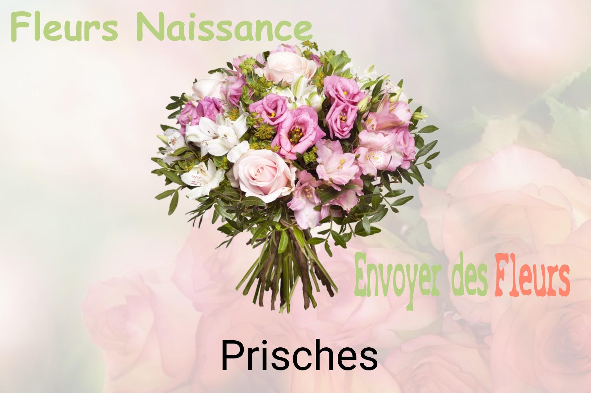 Bouquet de fleurs de naissance livré à Prisches